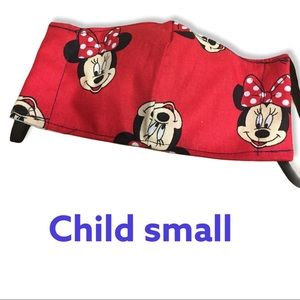 Minnie Mouse child small cotton face mask
